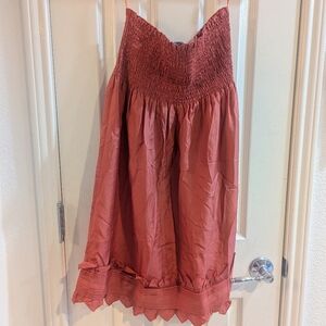 BCBG Max Azaria Silk Babydoll Dress